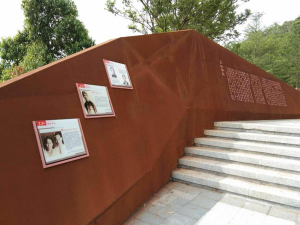 覃塘耐候钢挡土墙